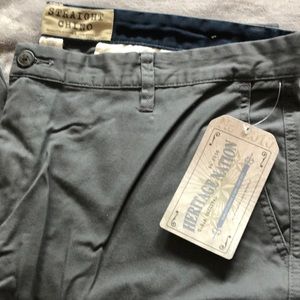 Heritage nation dark gray chino slacks